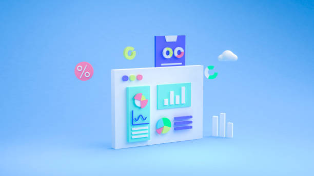 istock 3d Business and Chart Concept Stock Illustration 1478298949