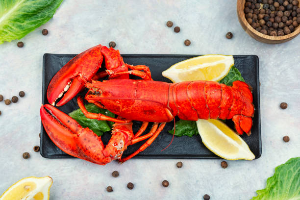 istock Whole red lobster with fresh herbs 1478300105