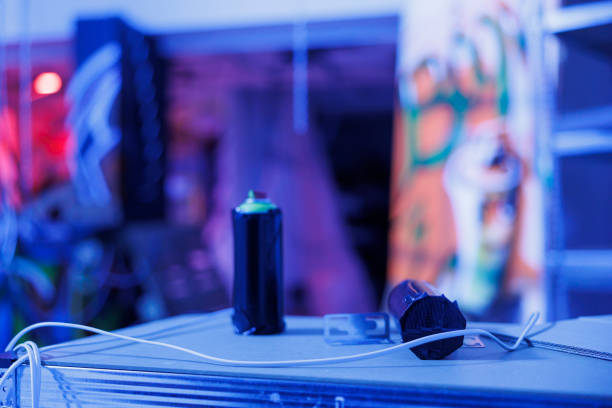 istock Aerosols containers in abandoned urban building 1478300247