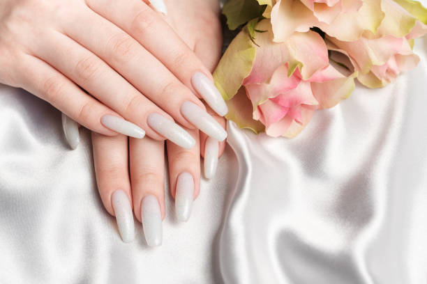istock Stylish trendy female manicure. 1478308703
