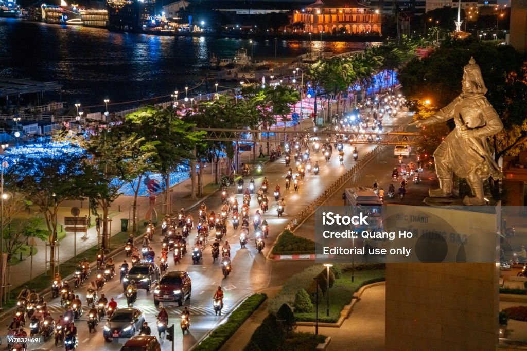 Panoramic Cityscape View Of Beautiful Sunset At Ton Duc Thang ... Image Trần Việt Hưng image beautiful - Panoramic Cityscape View Of Beautiful Sunset At Ton Duc Thang ...