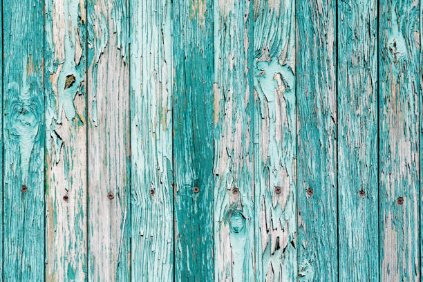 старый деревянный забор - wood rustic close up nail стоковые фото и изображения