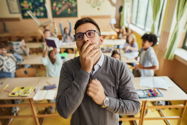 istock I can't believe they can't be calm on a class! 1478342332
