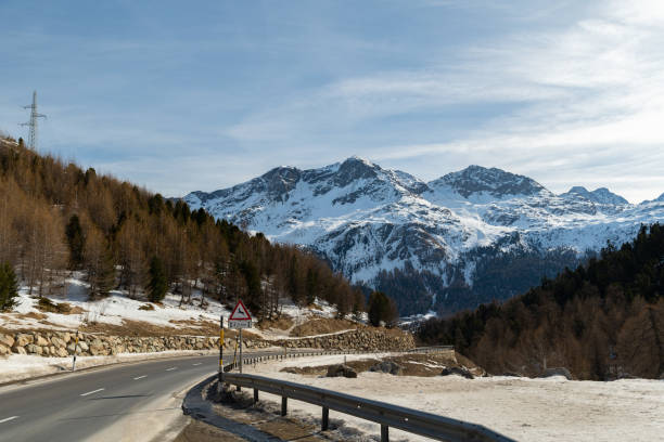 istock Snow covered mountain panorama on the Julier pass in Switzerland 1478352947