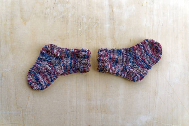 istock A pair of beautiful self-made socks. 1478362001