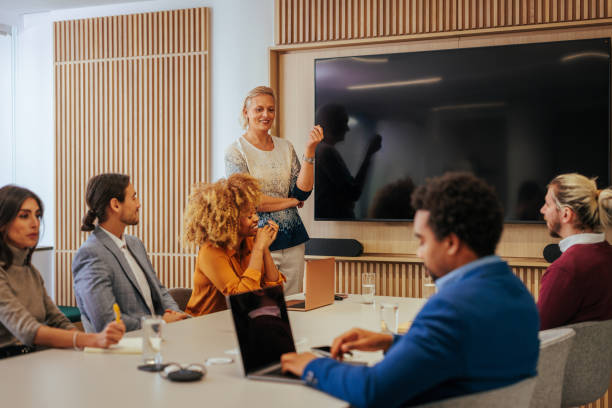 istock Diverse business team in meeting. 1478372892