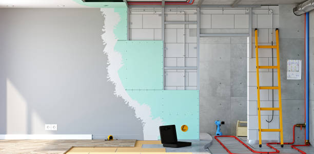 istock Concept background wallpaper wall in apartment renovation 1478374610