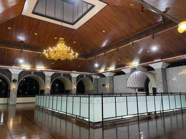istock Ancient mosque with antique lamp in Indonesia 1478375167