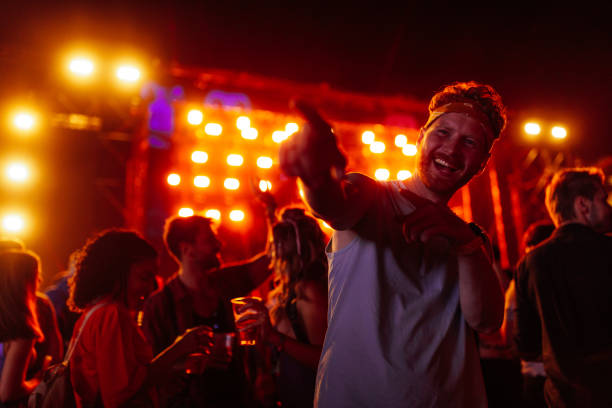 istock Ginger man dancing at concert 1478375402