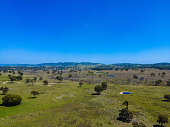 Aerial view of natural landscapes in Emmaville, NSW, Australia, taken with a DJI Mavic Air Drone