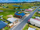 Aerial view of Emmaville, NSW, Australia, taken with a DJI Mavic Air Drone