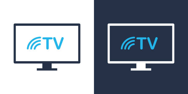 SmartTV icon. Solid icon vector illustration. For website design, logo, app, template, ui, etc. SmartTV icon. Solid icon vector illustration. For website design, logo, app, template, ui, etc. logo tv stock illustrations