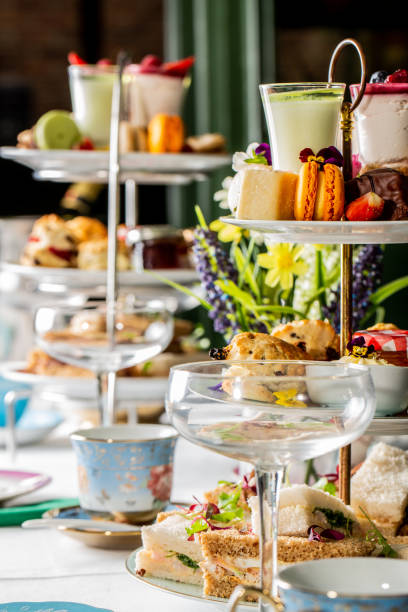 istock Festive table full of different appetizing desserts in the restaurant 1478394014