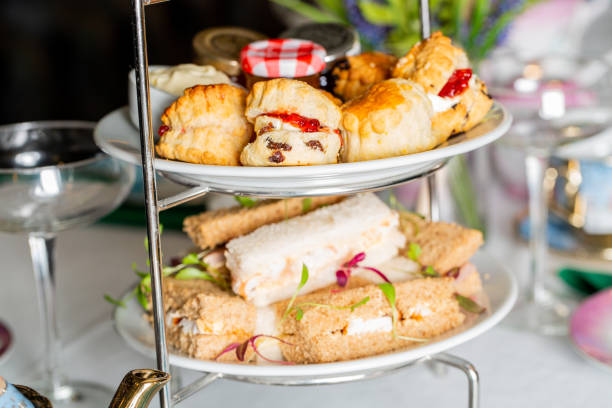 istock Fourchette table full of various snacks in the restaurant 1478394017