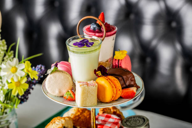 istock Table full of different appetizing desserts in the restaurant 1478394023