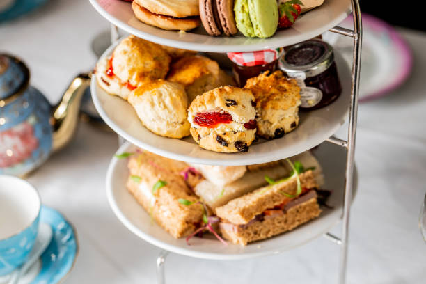 istock Fourchette table full of various snacks in the restaurant 1478394034