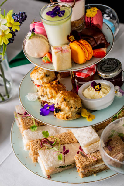 istock Festive table full of different appetizing desserts in the restaurant 1478394056