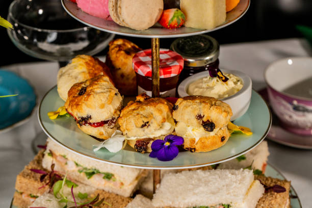 istock Festive table full of different appetizing desserts in the restaurant 1478394111