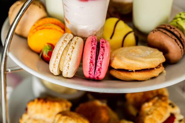 istock Table full of different appetizing desserts in the restaurant 1478394180