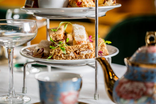 istock Table full of different appetizing desserts in the restaurant 1478394197