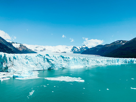 A chilling view at the Perito Moreno Glacier, Los Glaciares National Park in Argentina