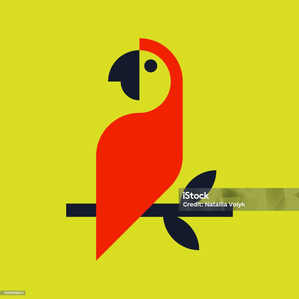 Parrot Basic Design Parrot Stock Illustration - Download Image Now - Abstract, Animal ...