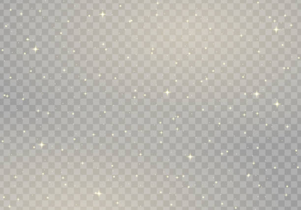 illustrations, cliparts, dessins animés et icônes de des étincelles abstraites isolées sur un fond transparent. effet de lumières bokeh. les étincelles de poussière vectorielle et les étoiles brillantes brillent avec un effet de lumière spécial. noël pétillant magique. - k pop
