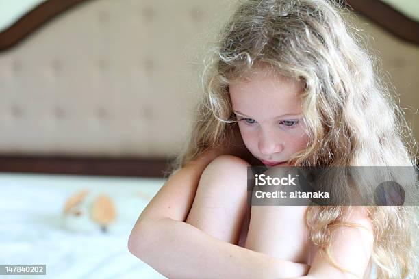 Photograph Of Sad Young Blonde Girl Stock Photo - Download Image Now - Assistance, Beautiful People, Beauty
