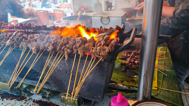 istock Delicious beef satay in Indonesia 1478403641