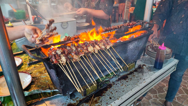 istock Delicious beef satay in Indonesia 1478403784