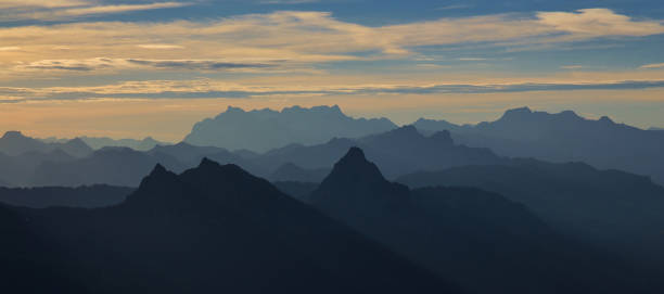 istock Mountain ranges seen from Rigi Kulm, Switzerland. 1478410845