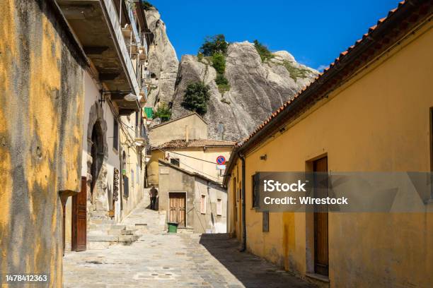An Alley In Castelmezzano One Of The Most Beautiful Villages In Stock Photo - Download Image Now