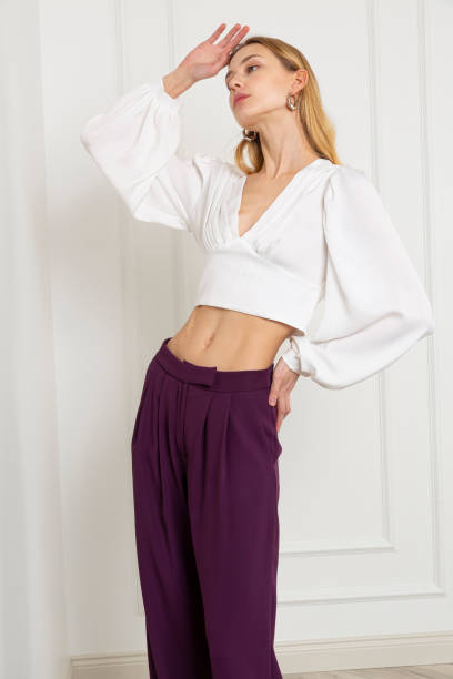 istock Blonde young model wearing autumn concept clothes. 1478414063