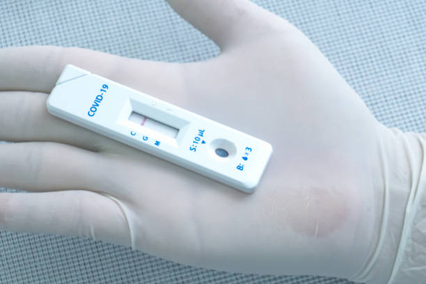 istock Negative test result by using a rapid test for covid-19 - the concept of new normal 1478414770