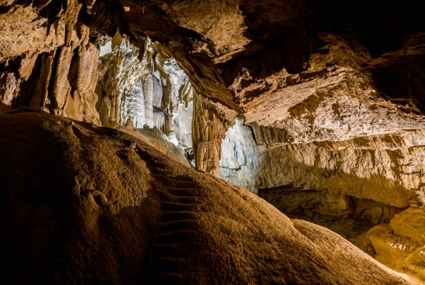 istock Interior of an old historic rocky cave 1478427152