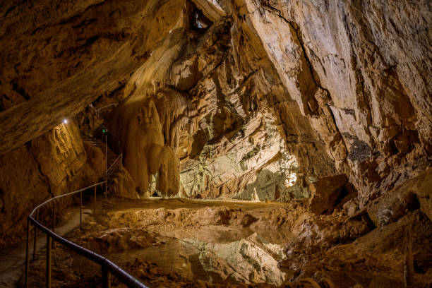 istock Interior of an old historic rocky cave 1478427187