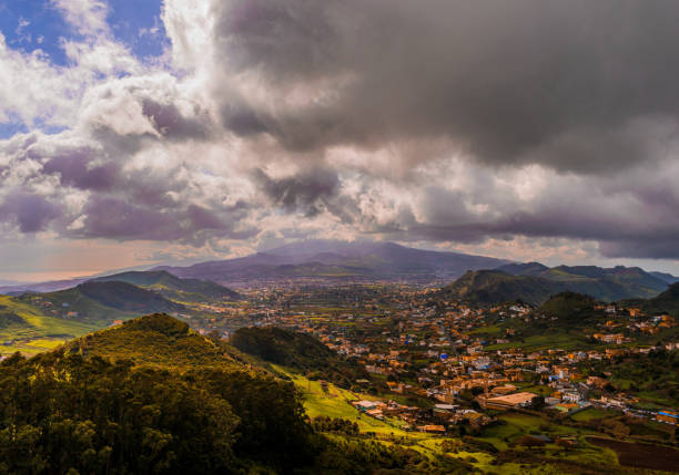 istock Beautiful landscape of mountains and meadows under a cloudy sky 1478427362