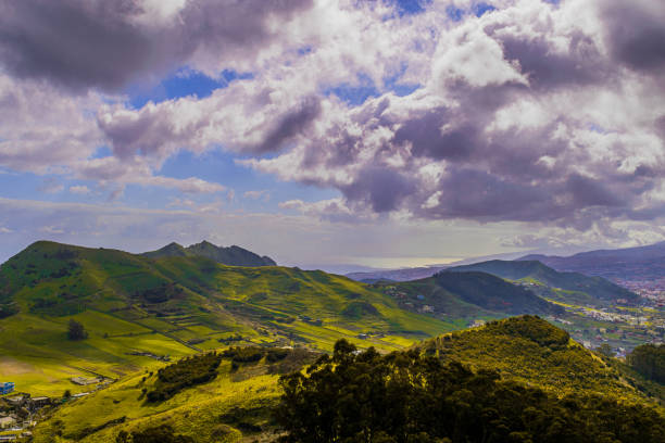 istock Beautiful landscape of mountains and meadows under a cloudy sky 1478427367
