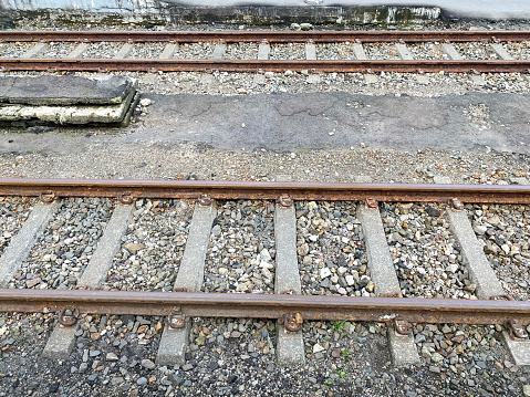 Full frame of an old rail load.