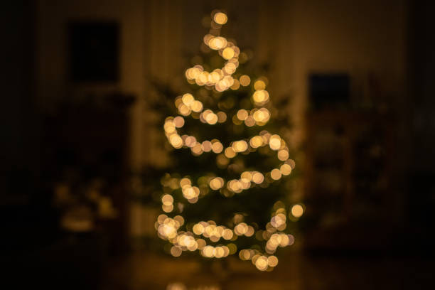 istock Blurred shot of an illuminated Christmas tree 1478434594