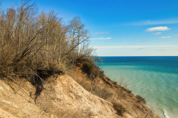Sandy Bluff on Lake Michigan Shore