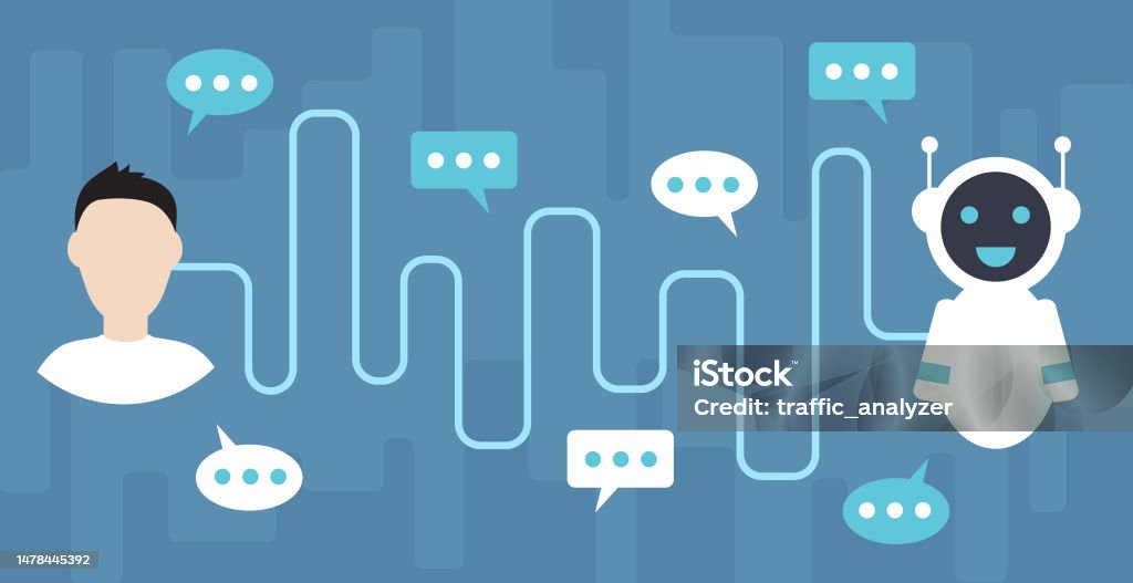 Ai Bot Abstract Ai Chat Bot Stock Illustration - Download Image Now - Abstract, Adult ...