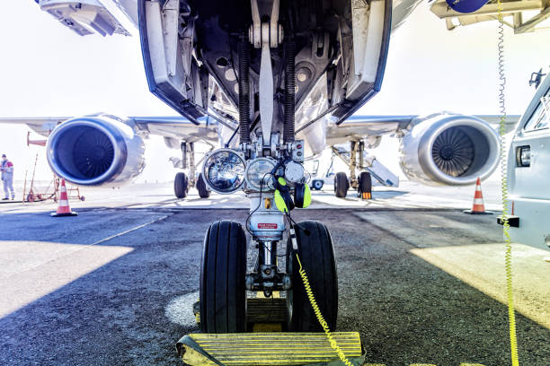 istock Fueling and final checking aircraft before taking off 1478447827