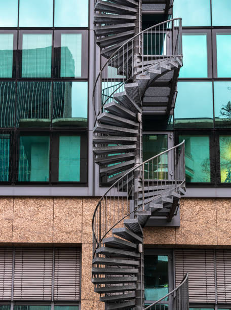 istock Exterior circular stairs 1478447860