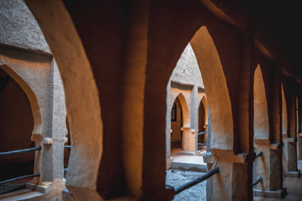 Corridor walkway of Sahara Desert Resort