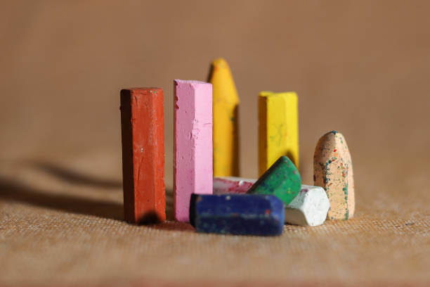 pile of crayons