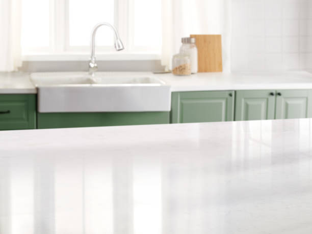 istock Kitchen with a marble counter top and sink in the background 1478458790