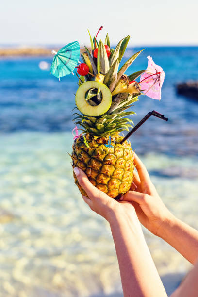 istock Pineapple decorated in a great exotic style 1478461366