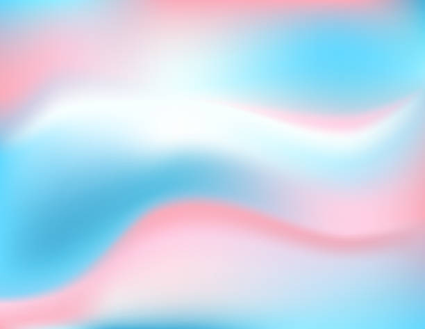 Abstract Background In The Transgender Flag Colors vector art illustration