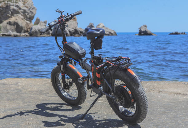 istock Electric bike on the seashore 1478469948